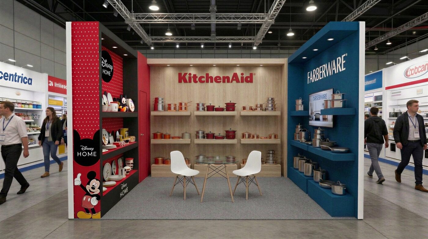 Stand ANTAD · arquitectura efímera